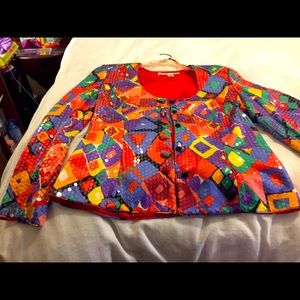Jacket , Silk, women size 14